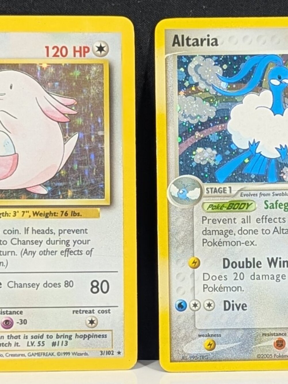 Lot of two Pokémon cards